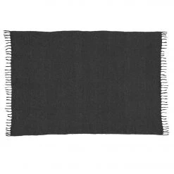 YOGA MATS & PROPS Native Yoga Solid Color Woven Yoga Blanket Gray