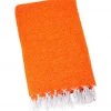 YOGA MATS & PROPS Native Yoga Solid Color Woven Yoga Blanket Orange