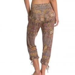 CLOTHING Onzie Gypsy Joggers Tan Paisley
