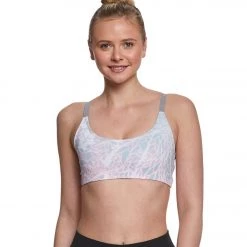 Onzie Graphic Elastic Yoga Sports Bra Delicate