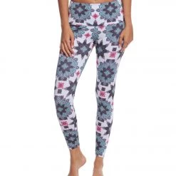 Onzie High Waisted Yoga Leggings White Boho Love CLOTHING