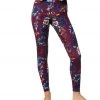 Onzie High Waisted Yoga Leggings Majestic Floral CLOTHING