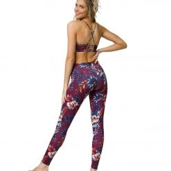 Onzie High Waisted Yoga Leggings Majestic Floral CLOTHING