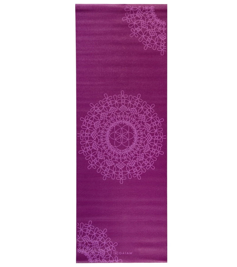 Gaiam Purple Medallion Classic Yoga Mat 68" 4mm YOGA MATS & PROPS 3 Gaiam Purple Medallion Classic Yoga Mat 68" 4mm YOGA MATS & PROPS
