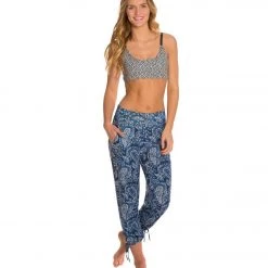 Onzie Gypsy Joggers Indigo Paisley CLOTHING