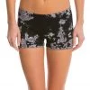Hard Tail Booty Yoga Shorts Black/Gray Iceberg