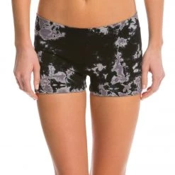Hard Tail Booty Yoga Shorts Black/Gray Iceberg 15 Hard Tail Booty Yoga Shorts Black/Gray Iceberg