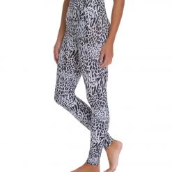CLOTHING Onzie High Waisted Yoga Leggings White Tiger