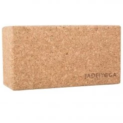 Jade Yoga Cork Yoga Block 3 Inch YOGA MATS & PROPS