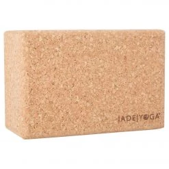 Jade Yoga Cork Yoga Block Standard 4 Inch