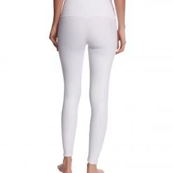 CLOTHING Onzie High Waisted Yoga Leggings White Snake