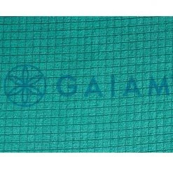 Gaiam No Slip Yoga Mat Towel Turquoise Sea 14 Gaiam No Slip Yoga Mat Towel Turquoise Sea