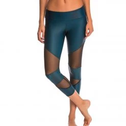 Onzie Cut Out Yoga Capris Fiji Snake