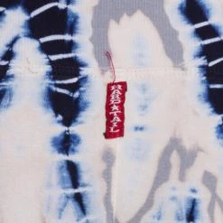 Hard Tail Flat Waisted Cotton Yoga Capris Blue Lizard Ombre