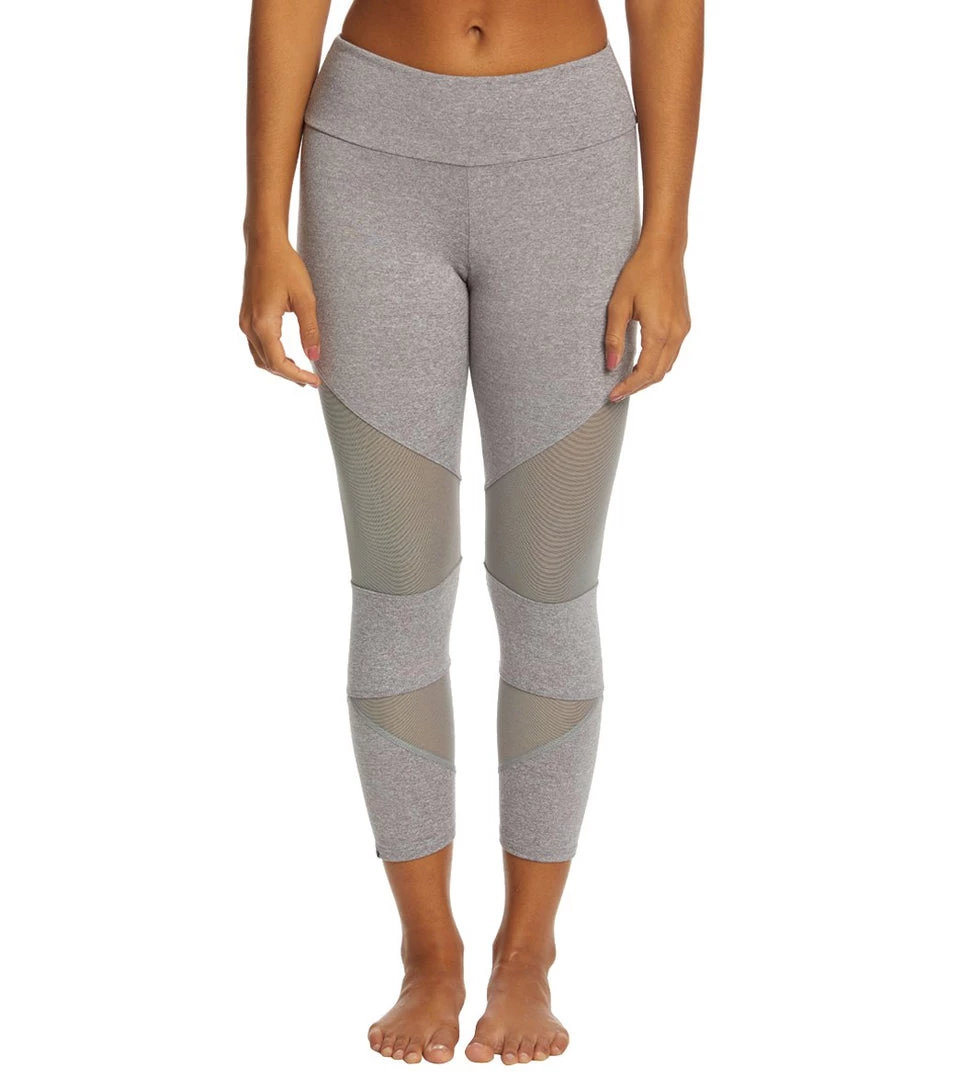 CLOTHING Onzie Cut Out Yoga Capris Stone Majestic Combo 4 CLOTHING Onzie Cut Out Yoga Capris Stone Majestic Combo
