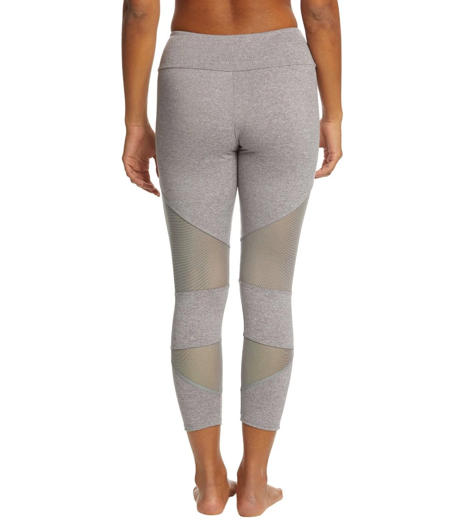 CLOTHING Onzie Cut Out Yoga Capris Stone Majestic Combo 5 CLOTHING Onzie Cut Out Yoga Capris Stone Majestic Combo