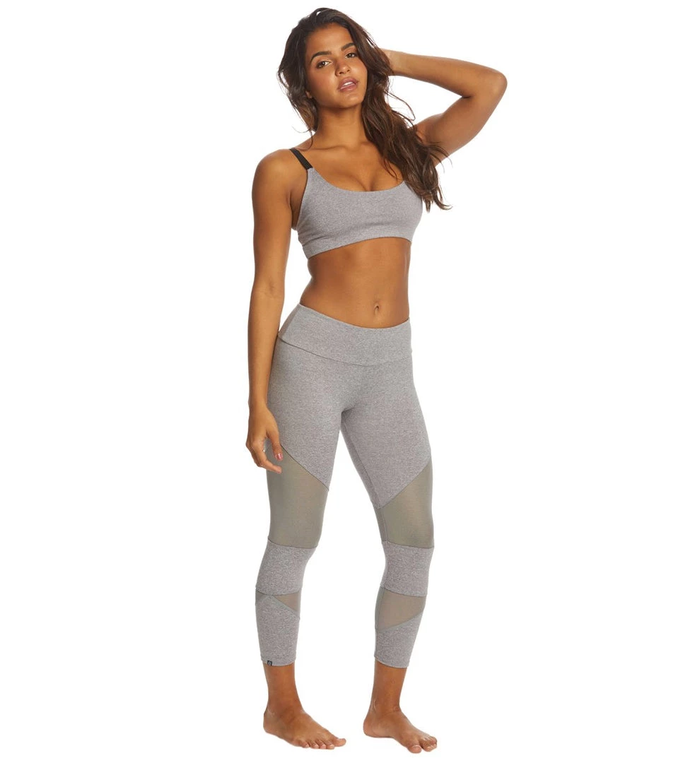 CLOTHING Onzie Cut Out Yoga Capris Stone Majestic Combo 6 CLOTHING Onzie Cut Out Yoga Capris Stone Majestic Combo