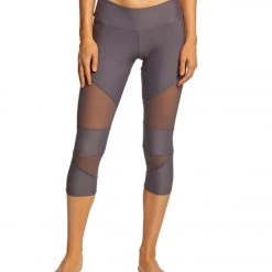 CLOTHING Onzie Cut Out Yoga Capris Graphite