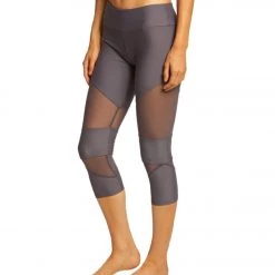 CLOTHING Onzie Cut Out Yoga Capris Graphite