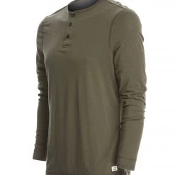 Vuori Men's Ever Henley Olive CLOTHING