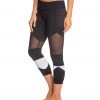 Onzie Cut Out Yoga Capris Black/White CLOTHING