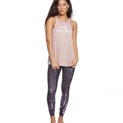 Onzie High Waisted Graphic Yoga Leggings Firefly