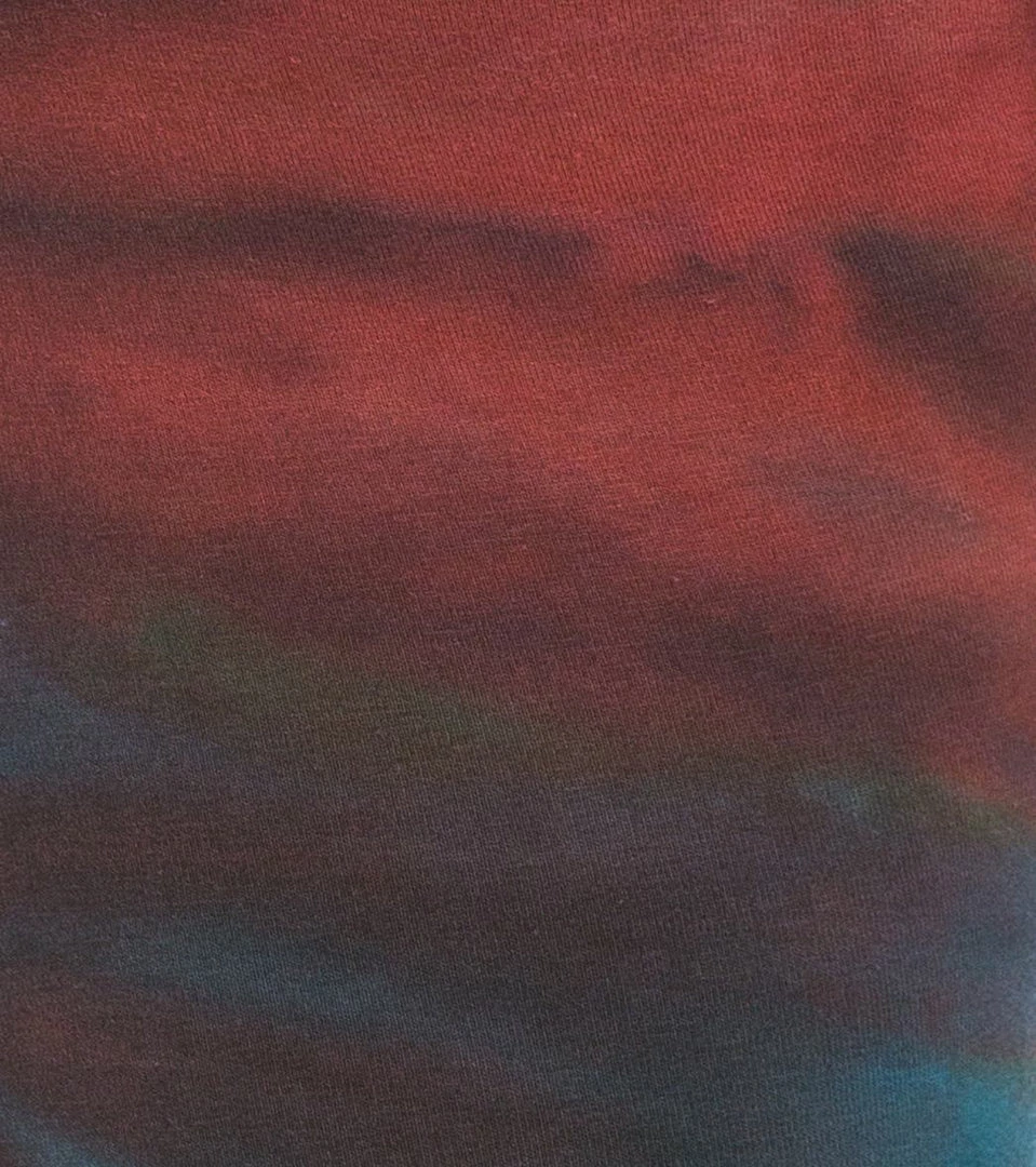 Hard Tail Flat Waisted Cotton Yoga Capris Rainbow Horizon Red/Blue CLOTHING 7 Hard Tail Flat Waisted Cotton Yoga Capris Rainbow Horizon Red/Blue CLOTHING