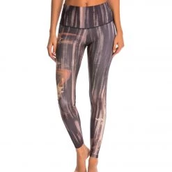 Onzie High Waisted Graphic Yoga Leggings Henna CLOTHING