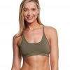Hard Tail Freestyle Yoga Sports Bra Olive