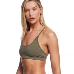 Hard Tail Freestyle Yoga Sports Bra Olive