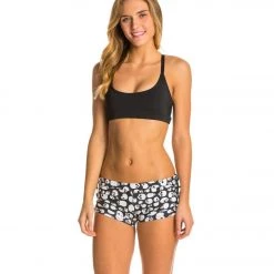 CLOTHING Onzie Side String Yoga Shorts Skull