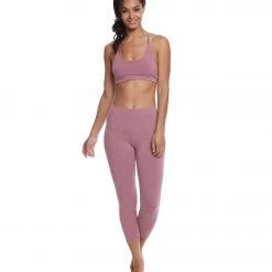 Hard Tail Freestyle Yoga Sports Bra Dusty Rose