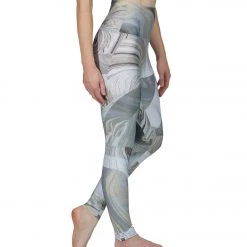 CLOTHING Onzie High Waisted Graphic Yoga Leggings Marble Geo