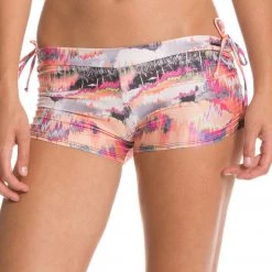 CLOTHING Onzie Side String Yoga Shorts Palms