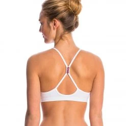 CLOTHING Hard Tail Freestyle Yoga Sports Bra White