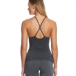 CLOTHING Hard Tail Freestyle Yoga Bra Tank Top Dark Knight