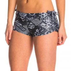 CLOTHING Onzie Side String Yoga Shorts Noir