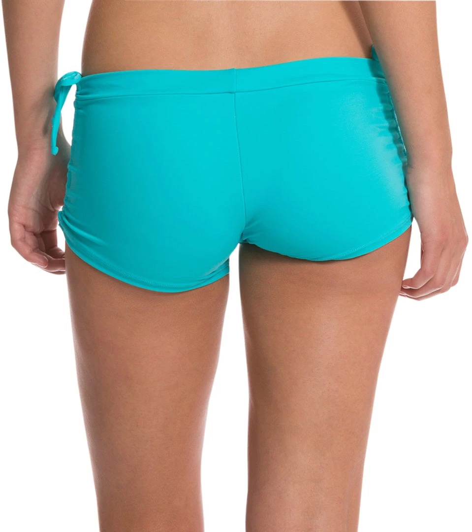 CLOTHING Onzie Side String Yoga Shorts Turquoise 5 CLOTHING Onzie Side String Yoga Shorts Turquoise