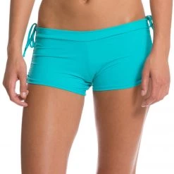 CLOTHING Onzie Side String Yoga Shorts Turquoise 13 CLOTHING Onzie Side String Yoga Shorts Turquoise