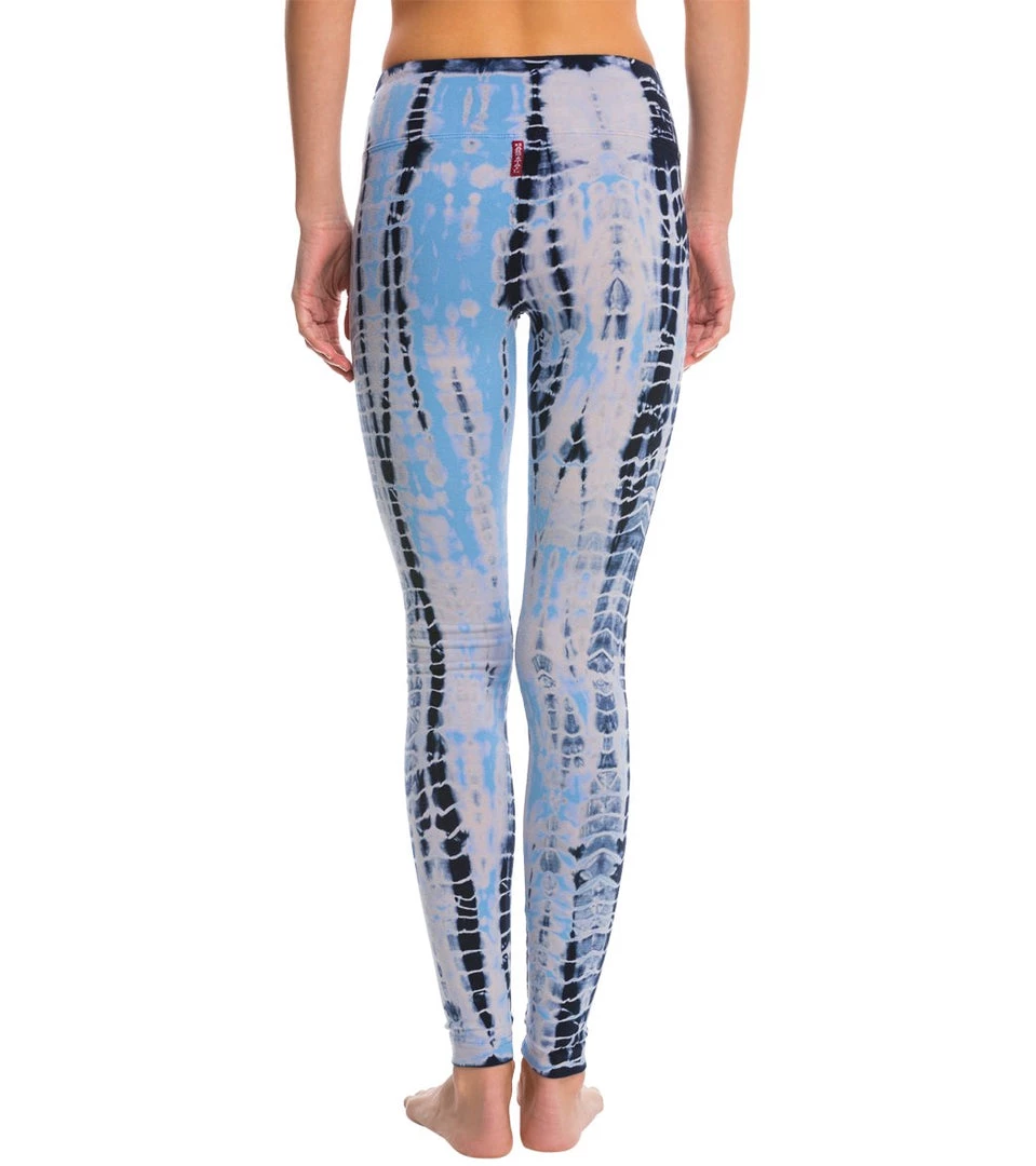 Hard Tail Flat Waist Cotton Ankle Yoga Leggings Light Blue Lizard 5 Hard Tail Flat Waist Cotton Ankle Yoga Leggings Light Blue Lizard