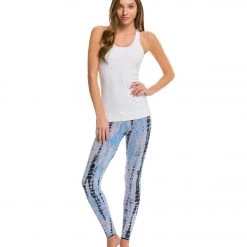 Hard Tail Flat Waist Cotton Ankle Yoga Leggings Light Blue Lizard 12 Hard Tail Flat Waist Cotton Ankle Yoga Leggings Light Blue Lizard