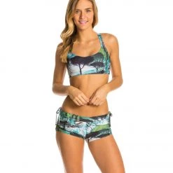 Onzie Side String Yoga Shorts Twilight 12 Onzie Side String Yoga Shorts Twilight