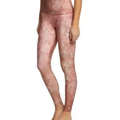 Onzie High Waisted Graphic Yoga Leggings Copper Constellation CLOTHING