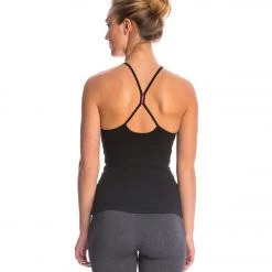 Hard Tail Freestyle Yoga Bra Tank Top Black