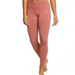 CLOTHING Hard Tail Flat Waist Cotton Ankle Yoga Leggings Henna