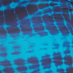 Onzie Side String Yoga Shorts Teal Tie Dye