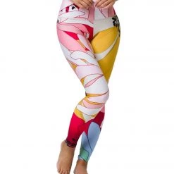 CLOTHING Onzie High Waisted Graphic Yoga Leggings Flower Child