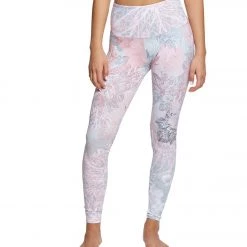 Onzie High Waisted Graphic Yoga Leggings Delicate