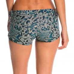 Onzie Side String Yoga Shorts Storm CLOTHING