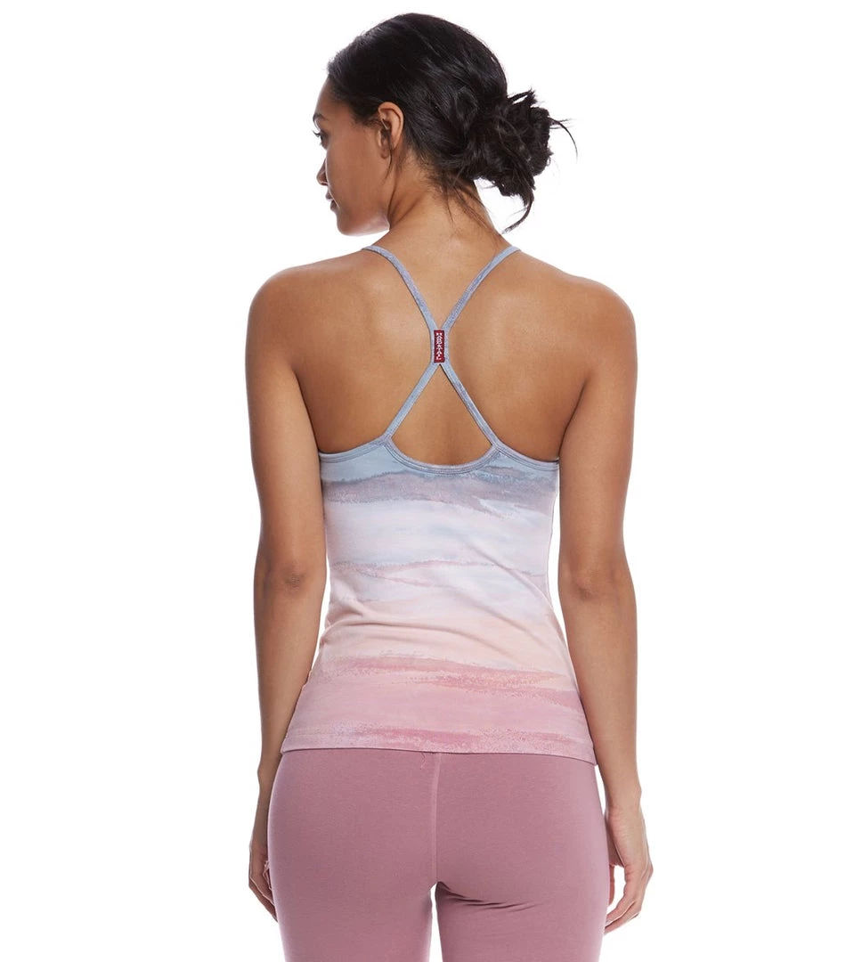 CLOTHING Hard Tail Freestyle Yoga Bra Tank Top Gray-Blue/Peach/Pink 3 CLOTHING Hard Tail Freestyle Yoga Bra Tank Top Gray-Blue/Peach/Pink